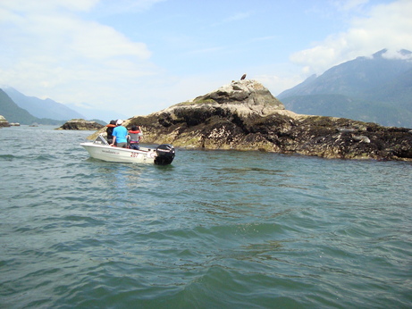 Boat 2 staring at Eagle